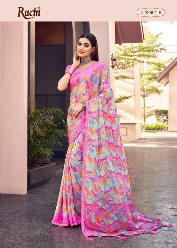 Savyaa By Ruchi Chiffon Daily Wear Sarees Catalog